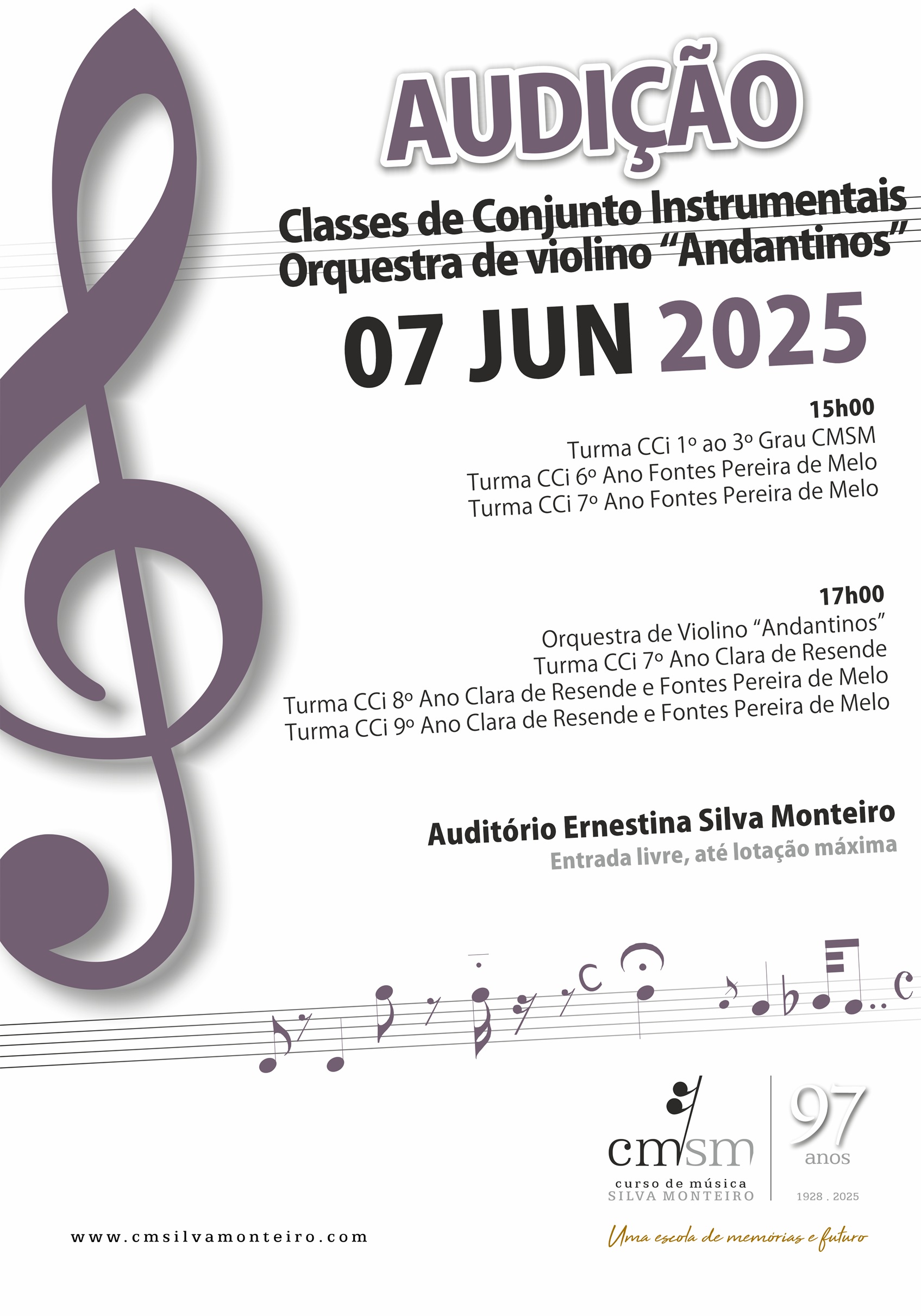AUDICOES 20250607 cartaz reduzido