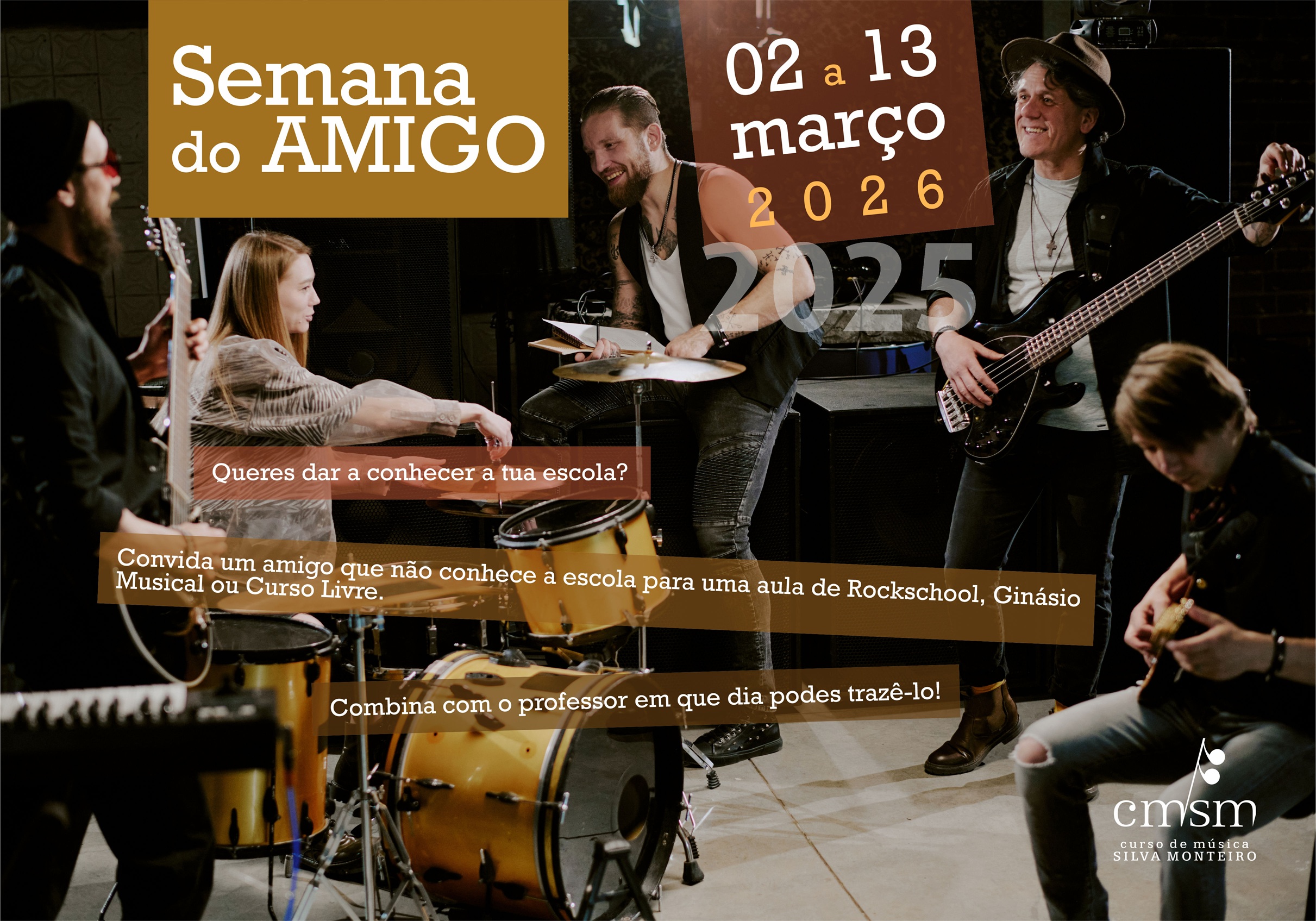 SEMANA DO AMIGO 2026 GMRSCL Cartaz reduzido